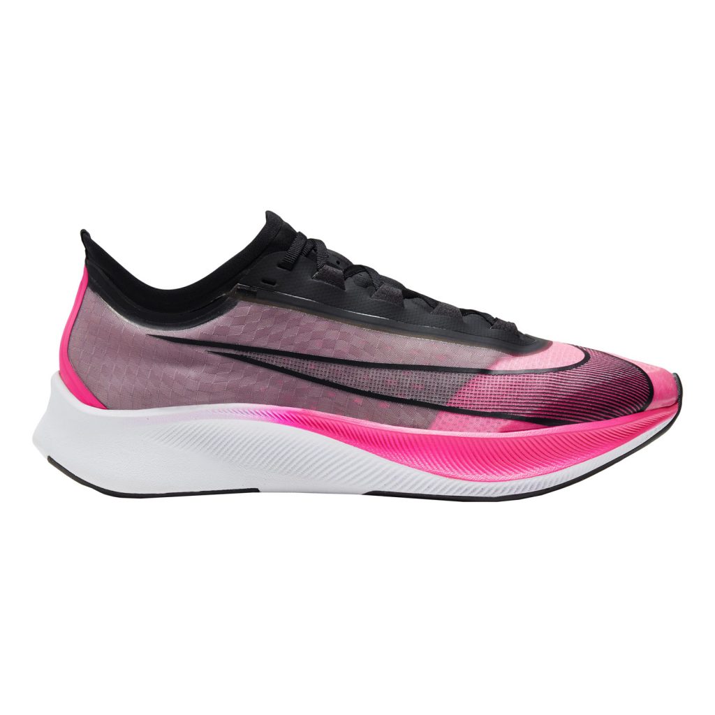 Nike zoom fly 3 women's black best sale