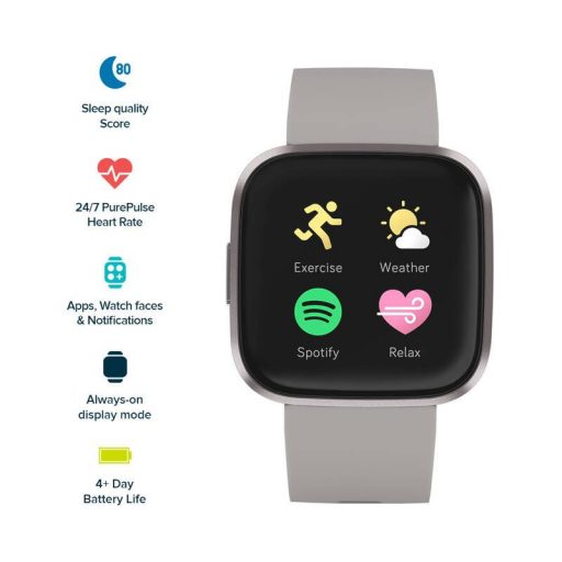 Stone mist fitbit online versa 2