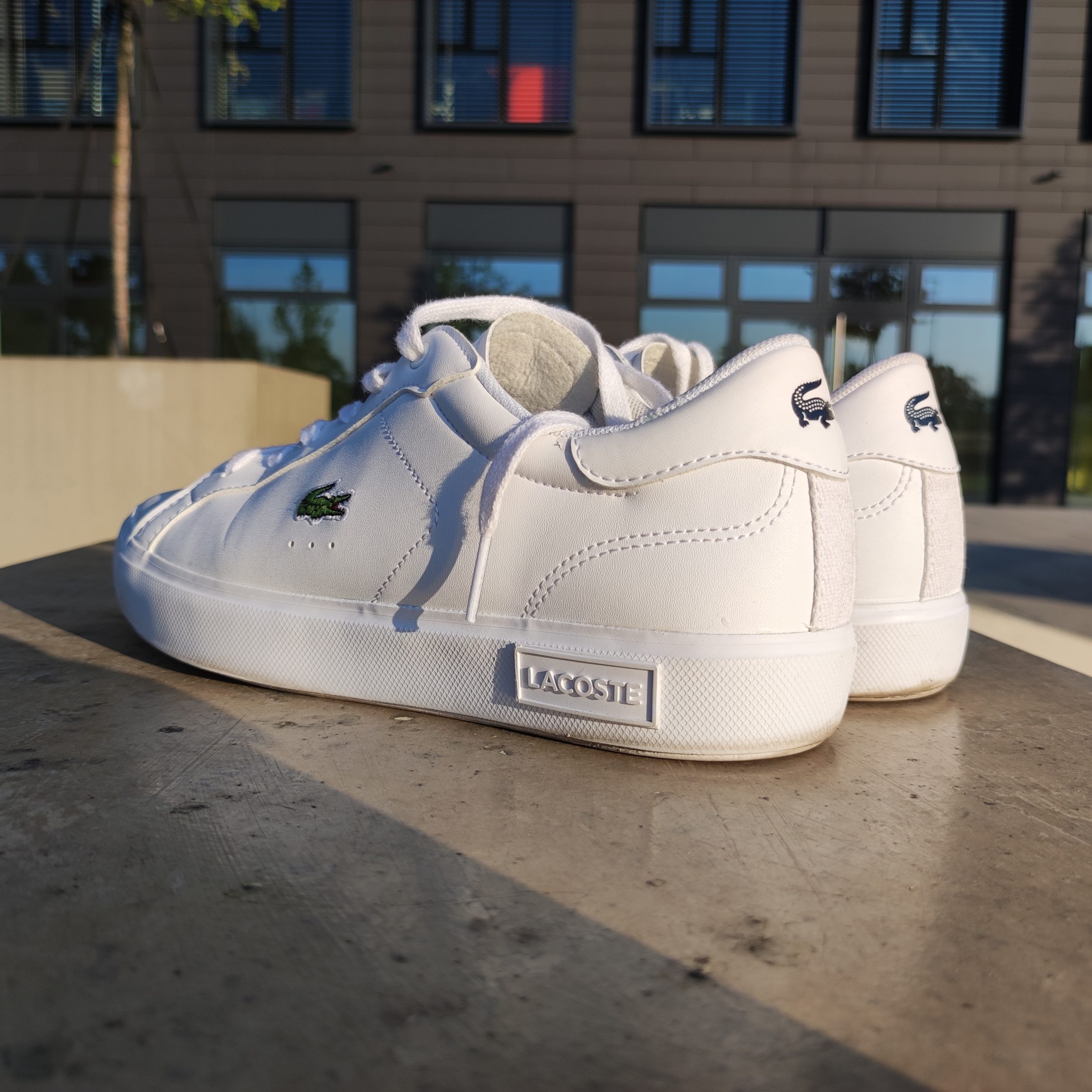 lacoste white shoes urban style