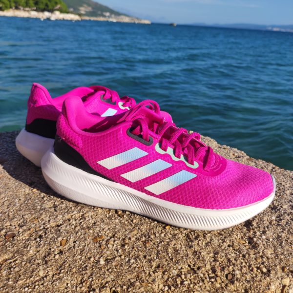 adidas run falcon 3 pink women