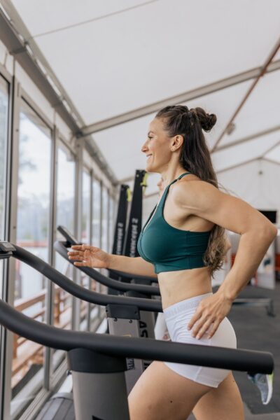 running gym exercise
